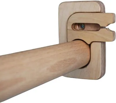 Produktbild von BearOnBar – Robuste, einfach zu montierende Klimmzugstange mit Arretierung – bis zu 145 cm zum Türrahmen, Türbreite – für Oberkörper-Training
