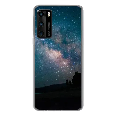 Produktbild von MuchoWow® Handyhülle Schutzhülle Hülle für Huawei P40 Sterne - Planeten - Galaxie - Jungen - Mädchen - Kinder Silikon Softcase Handy Hülle - Handytasche