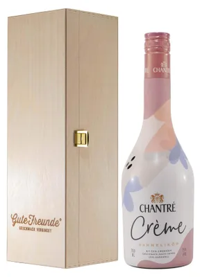Produktbild von Chantré Créme Sahnelikör mit Geschenk-Holzkiste