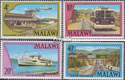 Produktbild von Briefmarken Malawi 1977 Mi 281-284 (kompl.Ausg.) postfrisch Verkehrswesen