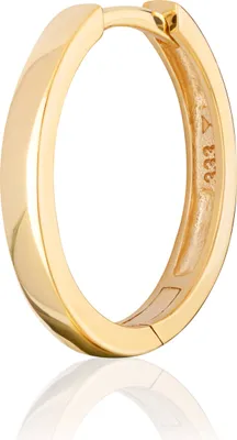 Produktbild von Einzel 16mm Klappcreole vierkant poliert 333 Gelbgold 8 Karrat Ohrring 1,8 breit