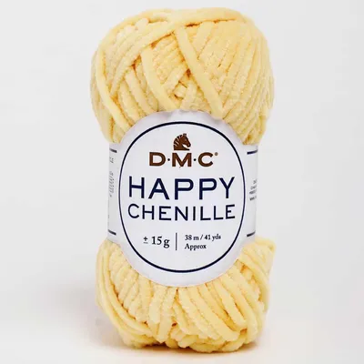 Obrázek produktu pro DMC Happy Chenille, Kreativní tvoření, Silná, Meruňka, Polyester, 38 m, 100% Polyester