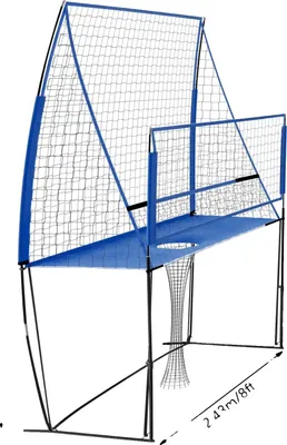 Produktbild von Volleyball Trainingsnetz, verstellbare Höhe, langlebige Konstruktion, Blau