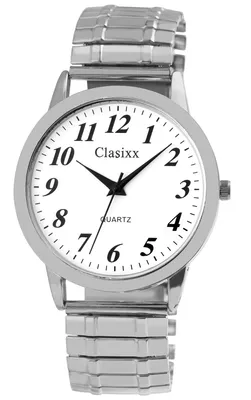Produktbild von Clasixx Herrenuhr mit Edelstahlzugarmband