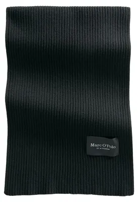 Imagen del producto de Marc O'Polo bufanda Knitted Scarf Black negro