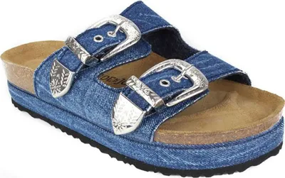 Produktbild von JOE N JOYCE London Jeans Soft-Fußbett Plateau Jeansblue Größe 40 Schmal
