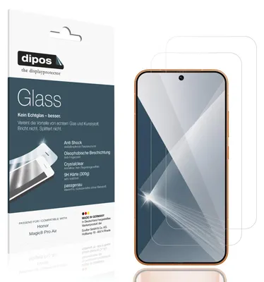 Immagine prodotto di 2x Pellicola Protettiva per Honor Magic8 Pro Air Protezione Vetro Flessibile 9H dipos