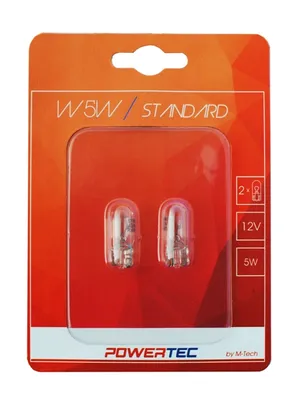 Produktbild von Powertec W5W Autoglühlampe, 2 Stück
