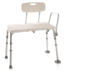 Produktbild von Badebank mit Transferfunktion, Gesamtmaße 80x61x83-93 cm, Sitz 68x41 cm, bis 150 kg