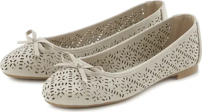 Produktbild von LASCANA Ballerina Slip-On-Sneaker, Freizeitschuh, Slipper, Halbschuh, beige Größe 40
