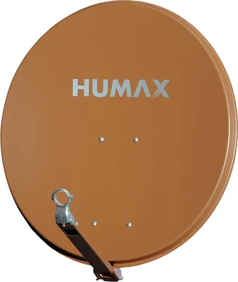 Produktbild von Humax Alu Satellitenspiegel 90 cm, 40 mm Feedaufnahme, RAL 8004 ziegelrot
