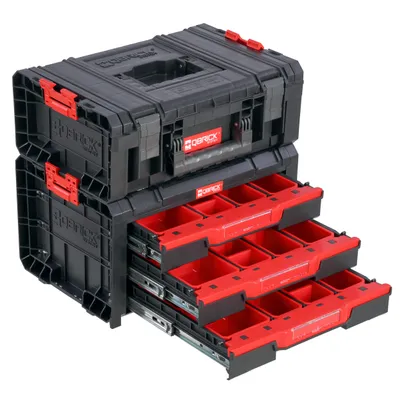 Obrázok produktu pre Set box na náradie so zásuvkami a box s držiakom na náradie 21 boxov workshop PRO
