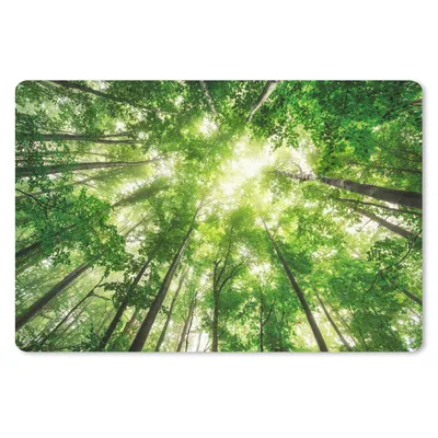 Produktbild von MuchoWow® Mauspad Mousepad Wald - Sonne - Baum 27x18 cm - Mousepads - Maus Mat - Pad - Mausunterlage - Büroartikel - Desk Matten