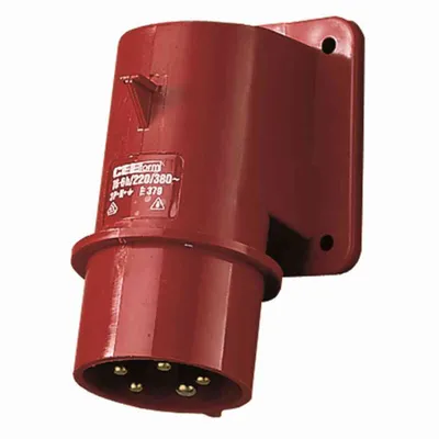 Produktbild von Mennekes 379 - Gerade - 400 V - Rot - IP67 - 1 Stück(e)