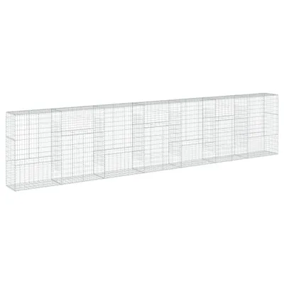Produktbild von vidaXL Gabione mit Deckel 700x50x150 cm Verzinktes Eisen