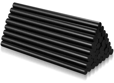 Productafbeelding van Lijmstiften zwart - 11 x 190 mm - 40 stuks - Voor lijmpistool