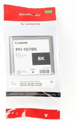 Produktbild von Canon PFI-107 BK Tinte schwarz