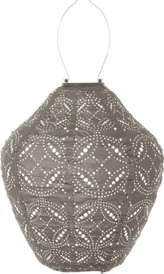 Produktbild von LUMIZ Solar Lampion Mandela Jar - 30 cm - Taupe