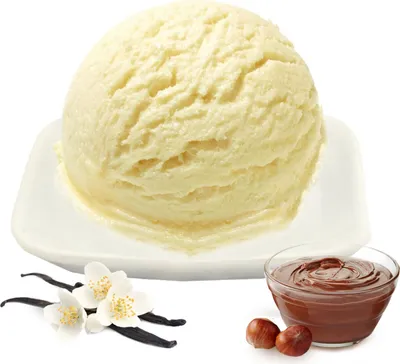 Produktbild von Vanille Nougat Low Carb Eis Pulver Vegan Zucker-, laktosefrei 10 kg