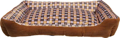 Immagine prodotto di Divano letto morbido per cane 90 x 70 x 20 cm, taglia XL (marrone)