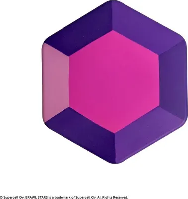 Zdjęcie produktu dla Miękka fioletowa klejnot: Figurka antystresowa Brawl Stars
