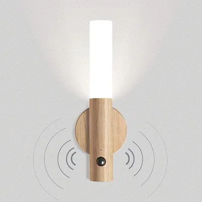 Immagine prodotto di Lampada da parete a LED con sensore di movimento - Ricaricabile e con fissaggio magnetico, per interni ed esterni