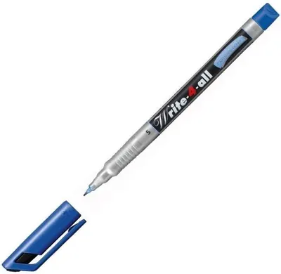 Obrázok produktu pre STABILO Write-4-all, Modrá, Modrá, Strieborná, 0,4 mm, Keramický, Fólie, Sklo, Kov, Plast, 10 mm, 148 mm