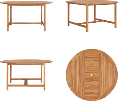 Produktbild von vidaXL Gartentisch 150 x 76 cm Massivholz Teak - Esstisch - Esstische - Esszimmertisch - Esszimmertische