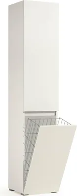 Produktbild von Dmora Mehrzweckschrank 2 Tür Agapanto 45x195 cm Weiß 2 Böden