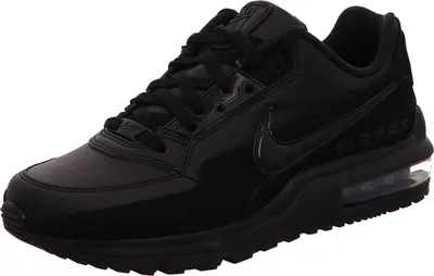 A black Nike Air Max LTD 3 sneaker is shown from a side angle against a white background.