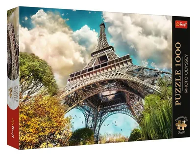 Zdjęcie produktu dla Trefl Puzzle Premium Plus Quality 1000 el. Photo Odyssey: Wieża Eiffel w Paryżu, Francja, 1000 szt., Krajobraz