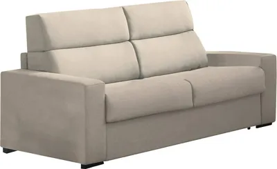 Immagine prodotto di Letino - Divano Fisso 2 Posti, 200x95x100h cm Grigio Tortora, Sfoderabile  Italy