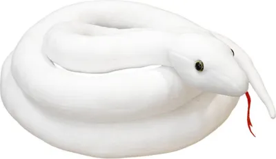 Produktbild von Plüsch-Maskottchen Weiße Schlange 110 Cm