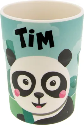 Produktbild von Bunter personalisierter Namens Kinderbecher mit  Namen Tim