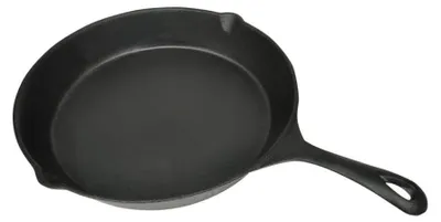Produktbild von Gusseiserne Bratpfanne, 30 cm Durchmesser, rund, für Kochen und Backen