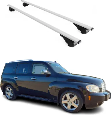 Image de Barres de toit Transversales pour Chevrolet HHR 2007-2011 Fer Argent