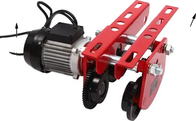 Produktbild von Elektrische Winde, 370W Motorleistung, 1 Tonne Tragfähigkeit, Rot, 1 Tonne