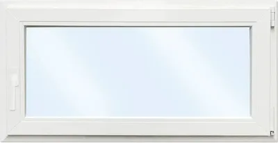 Produktbild von ARON Basic+ Kunststofffenster 1 Flügelig (Dreh-Kipp) 100x40 cm RAL 9016 verkehrsweiß DIN Rechts (Förderfähig)