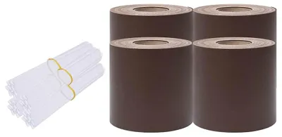 Produktbild von vidaXL Garten-Sichtschutz 4 Stk. PVC 35x0,19 m Braun