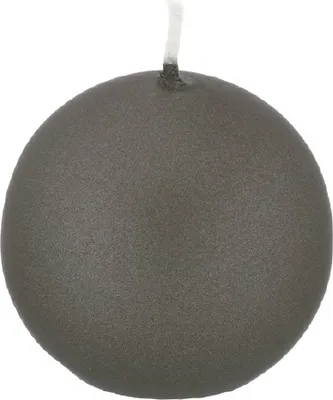 Produktbild von Kugelkerzen Mocca mit Metalleffekt (Metallic Matt), Ø 15 cm, 2 Stück