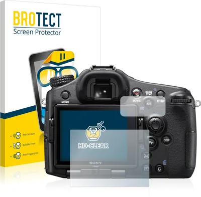 Produktbild von 2x Für Sony Alpha 77 II (SLT-A77 II) Schutzfolie BROTECT Displayschutz Display Schutz Folie Klar Transparent