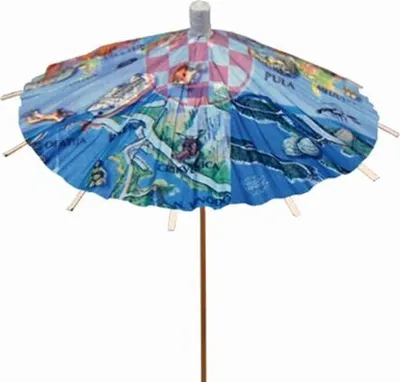 Produktbild von 50x Eisschirmchen "Kroatien" Ø15cm 18cm