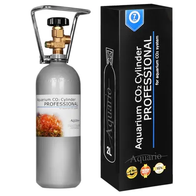 Immagine prodotto di Bombola CO2 Aquario BLUE 2l 47cm - nuova con valvola Aquario