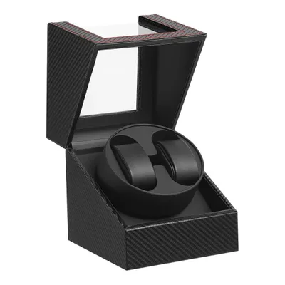 Produktbild von Uhrenbeweger 2 Uhren, Automatik Uhrenbeweger Box, Uhrenbeweger für Automatikuhren mit USB-Ladekabel, Watchwinder Uhrengehäuse mit leisem Motor