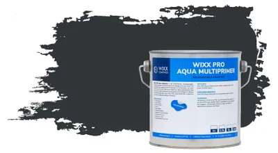 Productafbeelding van Wixx PRO Aqua Multiprimer - RAL 7021 | Zwartgrijs - 1L