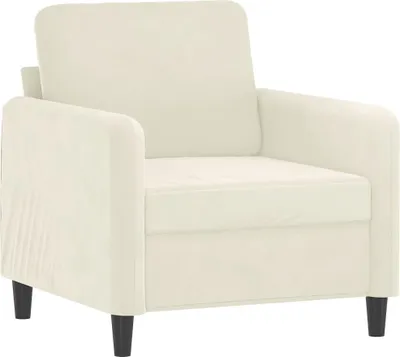 Produktbild von vidaXL Sessel Creme 60 cm Samt