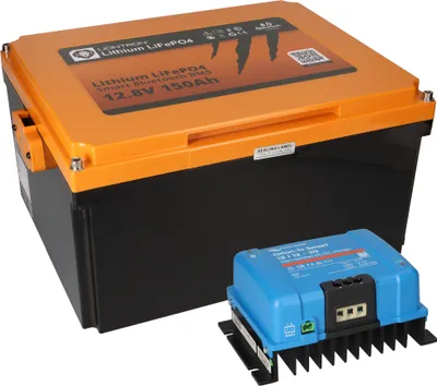 Produktbild von SET LIONTRON LiFePO4 Akku 12,8V 150Ah Untersitz + Victron Orion-Tr Smart 12/12-30A Ladebooster