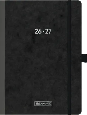 Produktbild von Schülerkalender 2026/2027 "Pressspan schwarz" FACT!plus | A5, Karton
