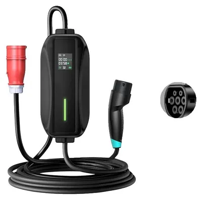Zdjęcie produktu dla Ładowarka do samochodów elektrycznych, przenośna konstrukcja, różne opcje zasilania, T1 11 kW 3,5 m, Typ 2