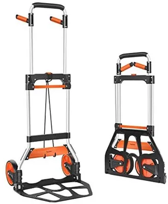 Produktbild von Famanu Handwagen faltbar mit 140,2 kg Tragkraft und drehbarem Handgriff